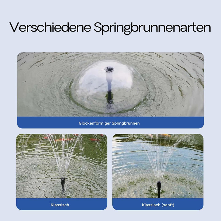 SunSun CHJ-1503 ECO Springbrunnenpumpe 1500 L/h 25 W mit Filterschwamm