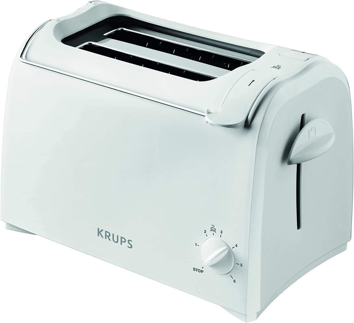 Krups KH1511 Toaster Aroma mit 6 Bräungssufen und 2 Toastschlitze, weiss A 1 -