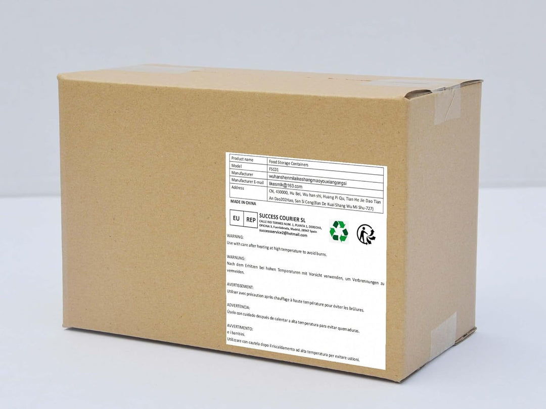 MVSR 6 Stück Frischhaltedosen Mit Deckel, Meal Prep Boxen, Edelstahl, Backofen Gefrierschrank Geschi