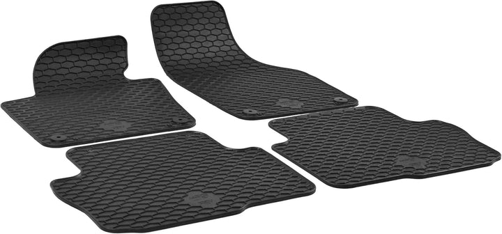 Walser DirtGuard Gummi Fussmatten Auto für Seat Alhambra, VW Sharan 2010-Heute, 100% passgenaue Auto