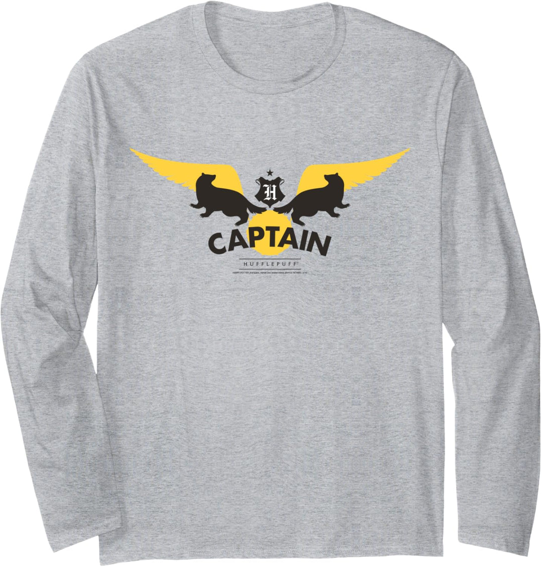 Harry Potter Hufflepuff Captain Langarmshirt