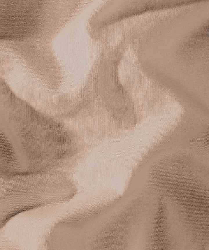 fleuresse Comfort Spannbettlaken, Jersey, beige, 200 x 200 cm 200 x 200 cm Beige, 200 x 200 cm Beige