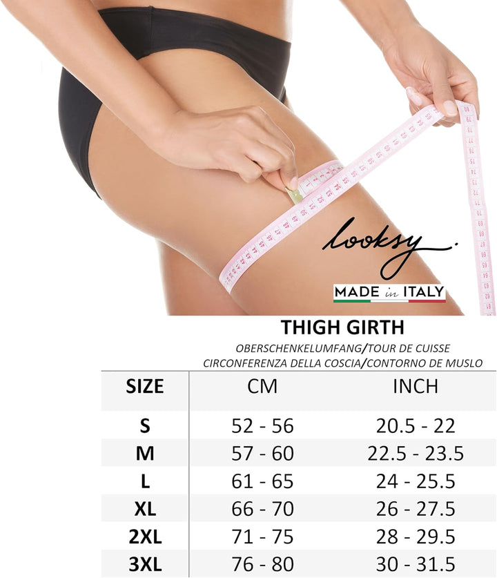 looksy Elastische Oberschenkelbänder Unisex Anti-Scheuern dehnbar verhindern Oberschenkel Reiben Sat