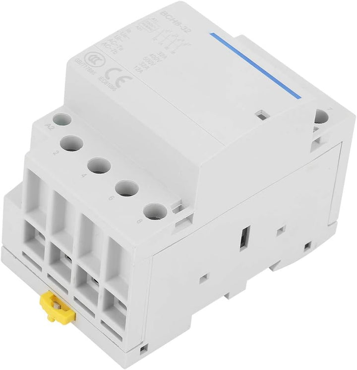 Haushalts-Wechselstromschütz, modulares 32A/12A-Schütz (2S + 2Ö) für Haushaltsgeräte, 35-mm-DIN-Schi