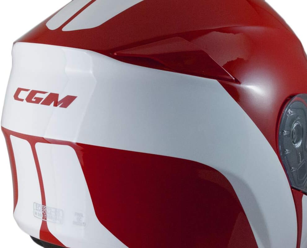 CGM Herren 508 Modularer Helm zum Öffnen, rot, L L rot, L rot