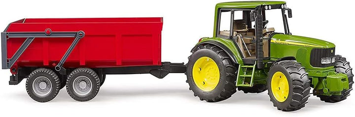 bruder 02057 - John Deere 6920 mit Wannenkippanhänger - 1:16 Bauernhof Landwirtschaft Traktor Trecke