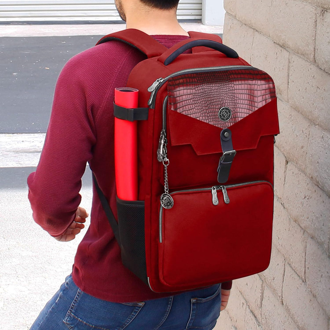 ENHANCE MTG-Rucksack - Sammleredition TCG-Rucksack für Deckboxen, gesleevte Karten, Spielmatten, MTG