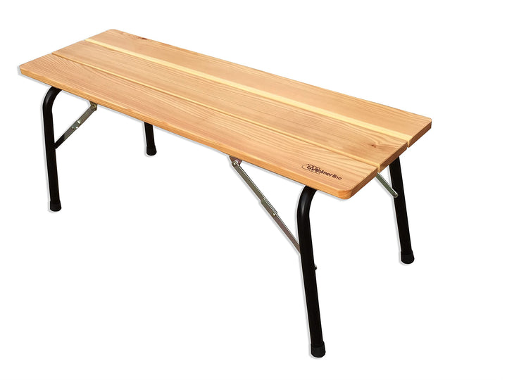Castelmerlino 008Folding bench cm 120 30 x 120 Gray And Natural, 30 x 120 Gray And Natural