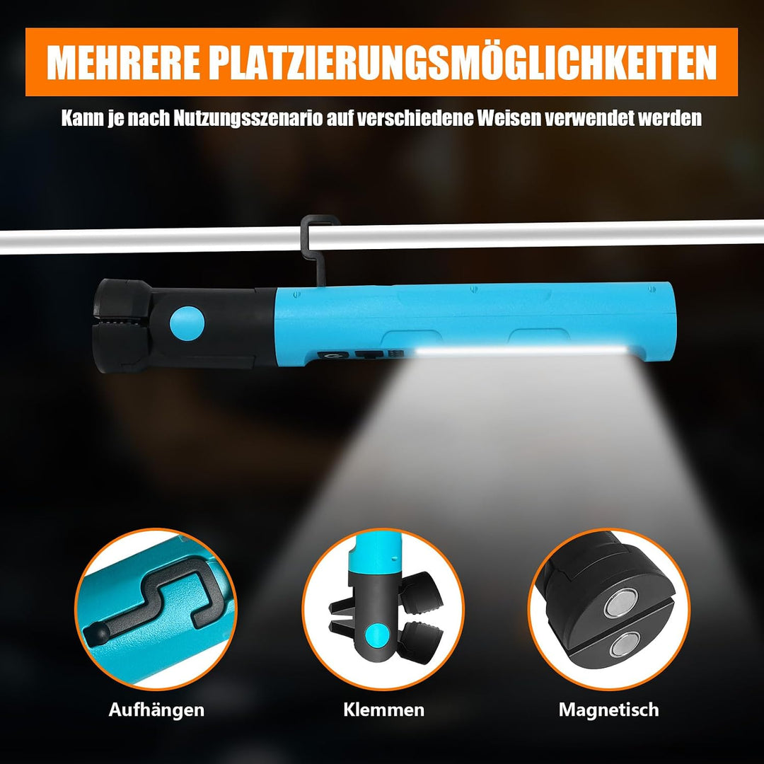 LED Arbeitsleuchte Torch Akku Handlampe