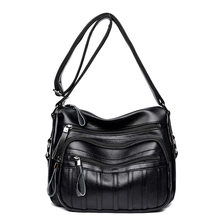 Coolives Damen Umhängetasche Casual Schultertasche Messenger Tasche Schwarz EINWEG, Schwarz