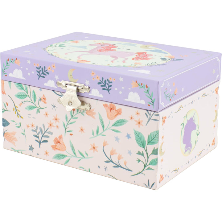 Ulysse Couleurs d'Enfance Musiktruhe, Einhorn, Lila, TU