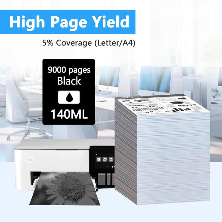 LCL 104 Tinte hoher Kapazität Kompatibel für Epson 104 Schwarz Tintenflasche Multipack für Epson Eco