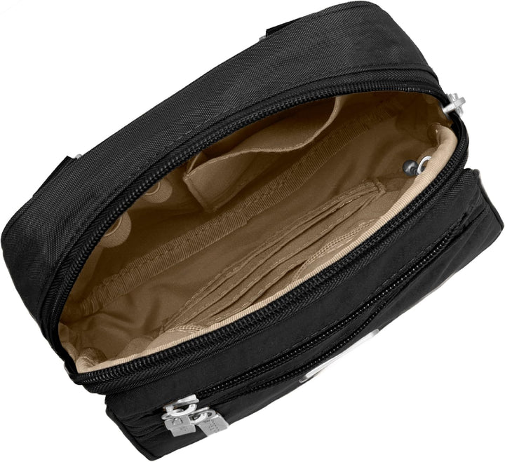 Baggallini RFID Journey Crossbody Schwarz/Sand, Schwarz/Sand