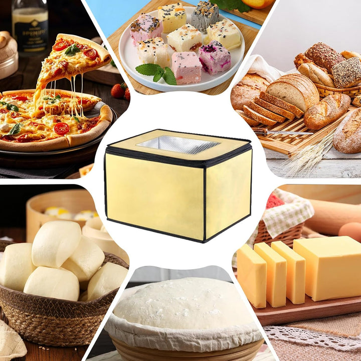 Brot Gärbox Sauerteig, Brot Gärbox mit Heizung und NTC Temperatursensor, Brot Gärschrank, Elektrisch