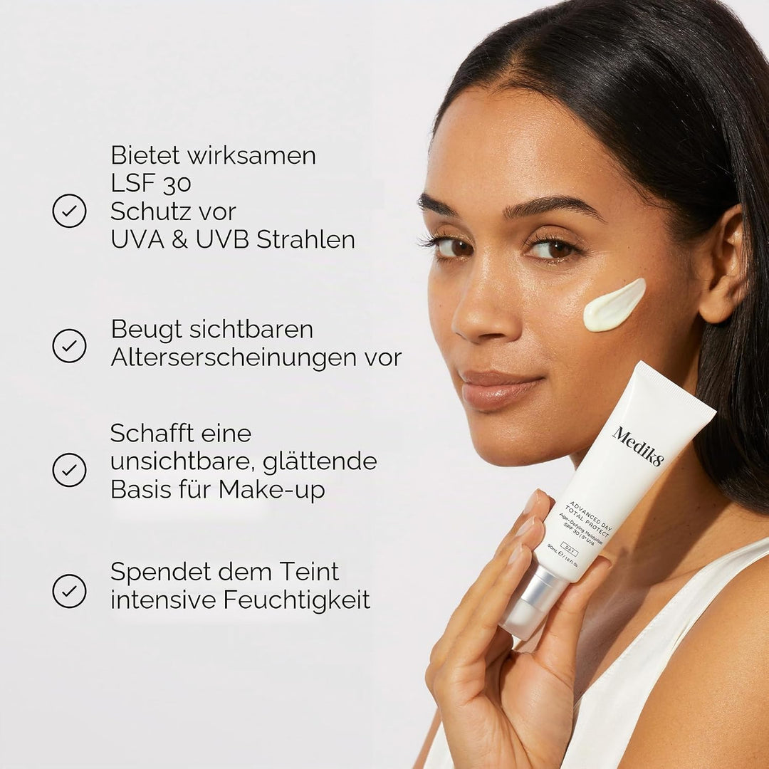 Medik8 Advanced Day Total Perfect Hidratante antienvejecimiento SPF 30 50 ml