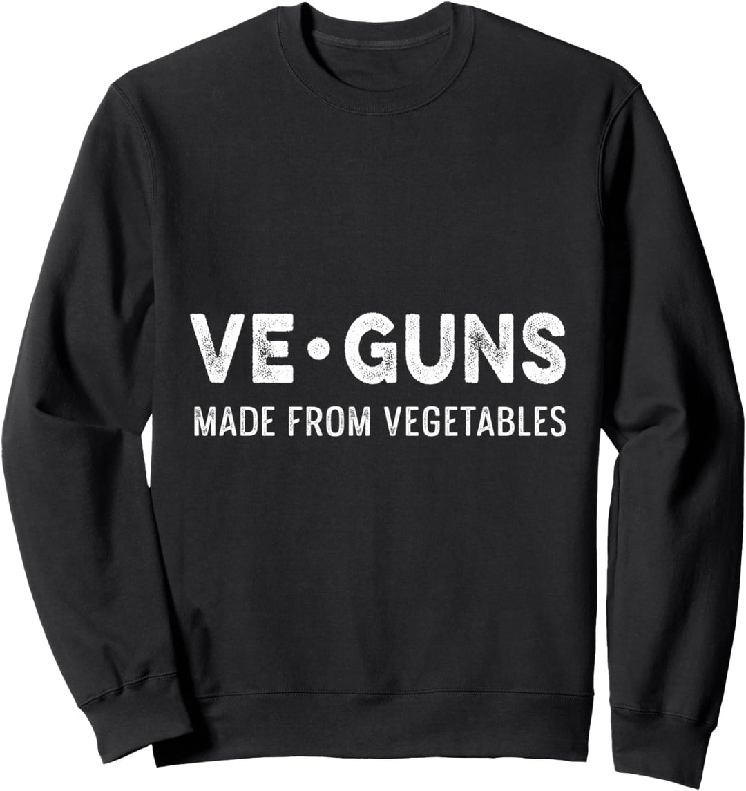 Veguns Aus Gemüse Hergestellt Veganer Vegetarisch Veganismus Sweatshirt