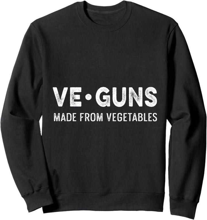 Veguns Aus Gemüse Hergestellt Veganer Vegetarisch Veganismus Sweatshirt