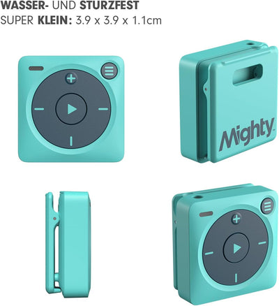 Mighty 3 Spotify Music-Player - Kompatibel mit Bluetooth & kabelgebundenen Kopfhörern - Speicher für