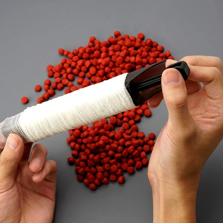 Hirisi Tackle PVA Netz mit Stössel, 5M Rolle für Karpfenangeln, 18/25/37mm Breite, für schnell lösen