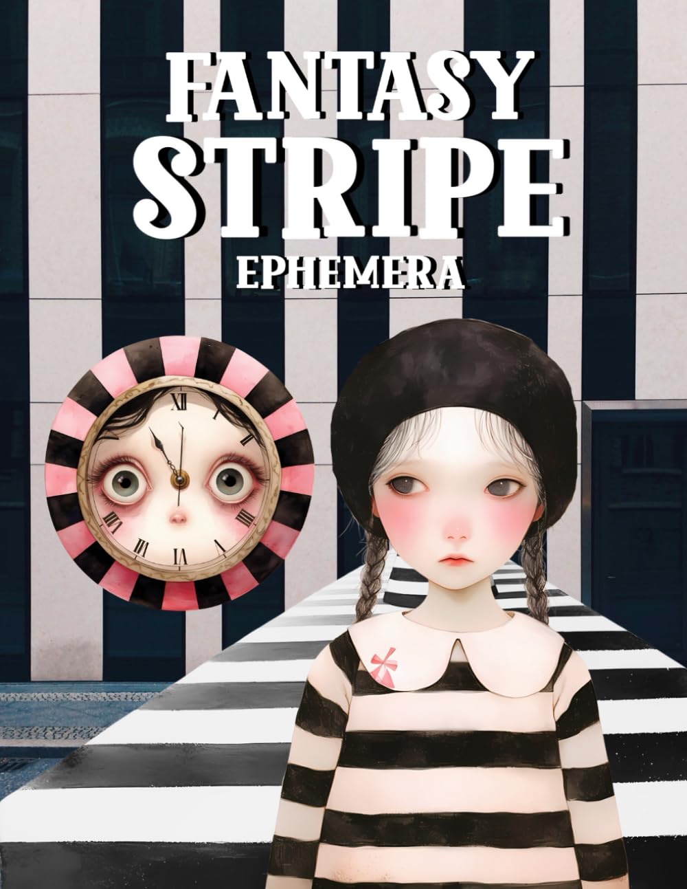 Fantasy Stripe Ephemera Book: High Quality Images Of Peoples, For Paper Crafts, Scrapbooking, Mixed