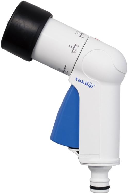 TAKAGI Kompakt-Brause | Giessbrause | 4 Sprüharten | 100% dicht & tropfsicher | Gartenbrause | Blau/