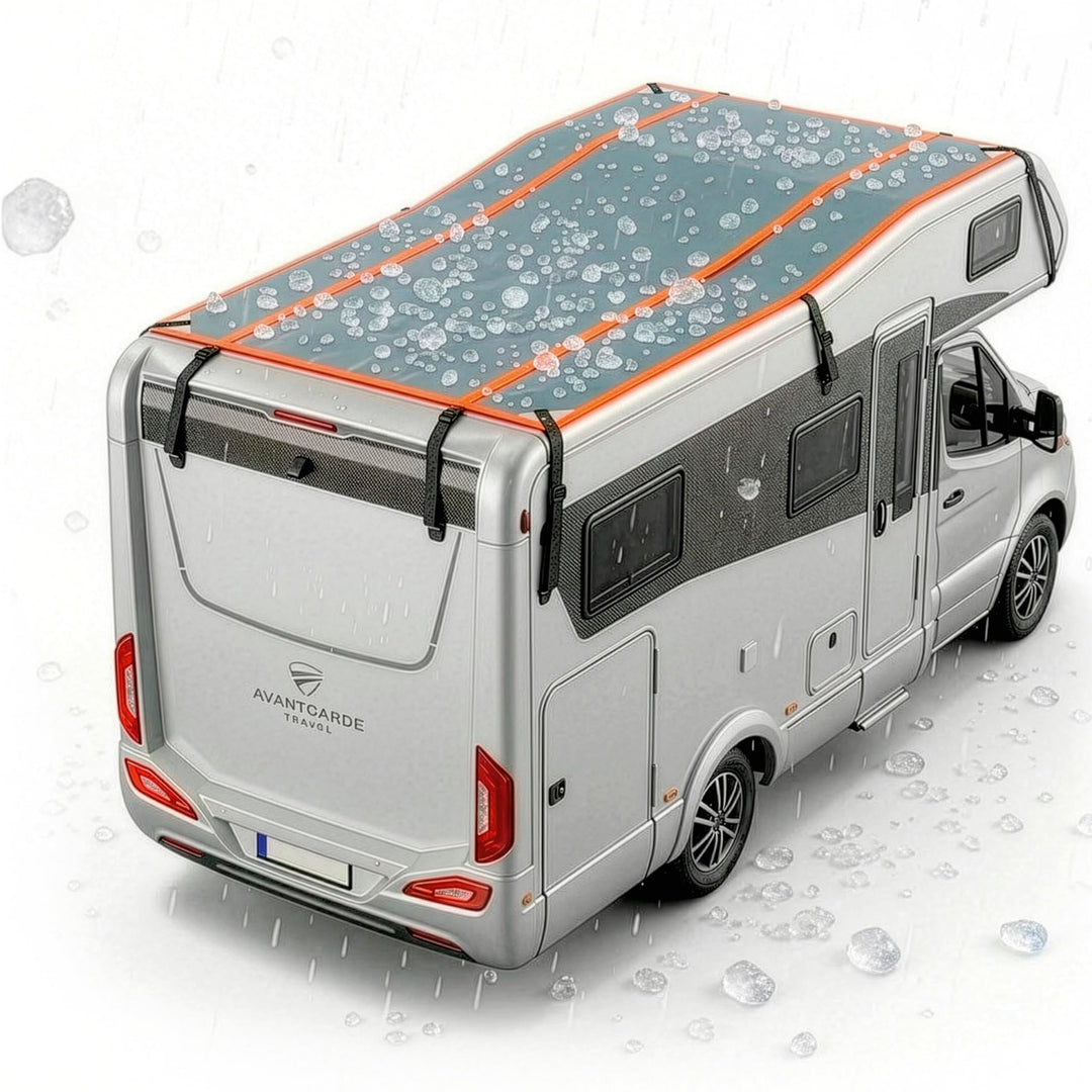 WALSER Hagelschutz Abdeckplane Wohnmobil/Wohnwagen, Hagel-Wohnmobilabdeckung Perma Protect, Hagelsch