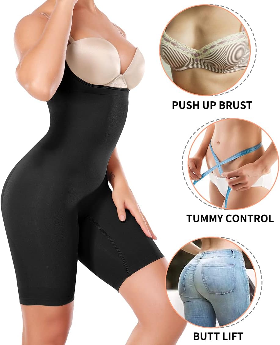 SLIMBELLE Tiefer Ausschnitt Rückenfreier Body Shaper Mit Rückenfreier Klebe BH Verlängerung Für Klei