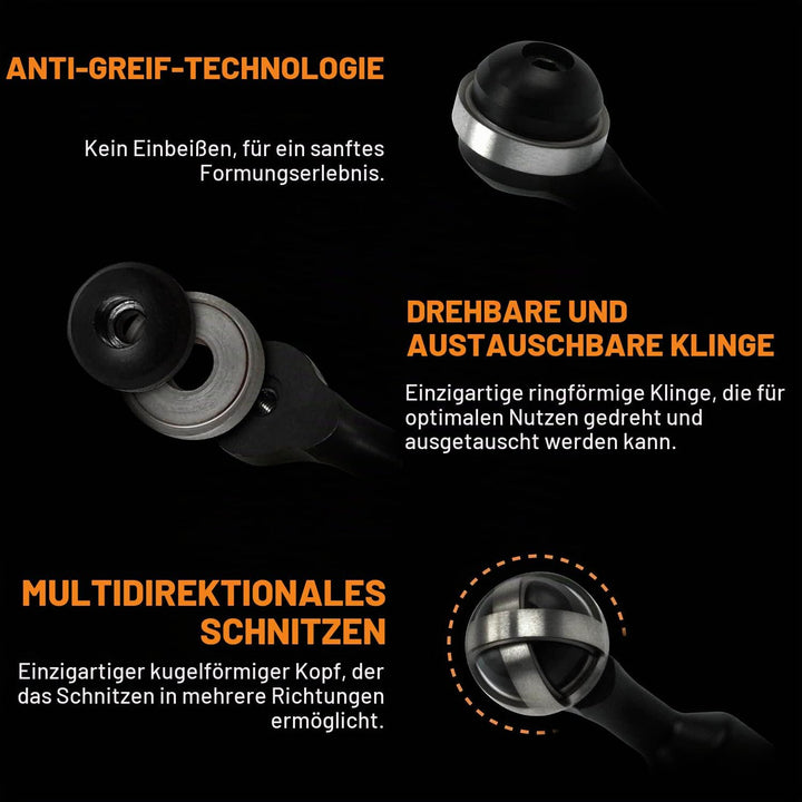 ARBORTECH Ball Gouge | Ø 30 mm Kugel-Hohlmeissel Fräser für Winkelschleifer zur Holzbearbeitung | BA