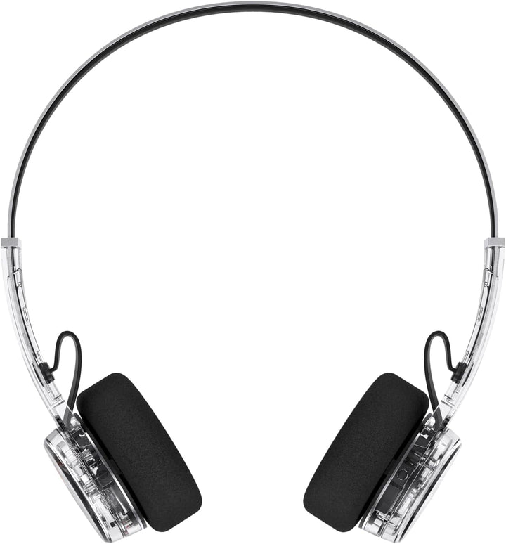 MONDO Freestyle On-Ear Bluetooth Headphones, Transparent, Transparent
