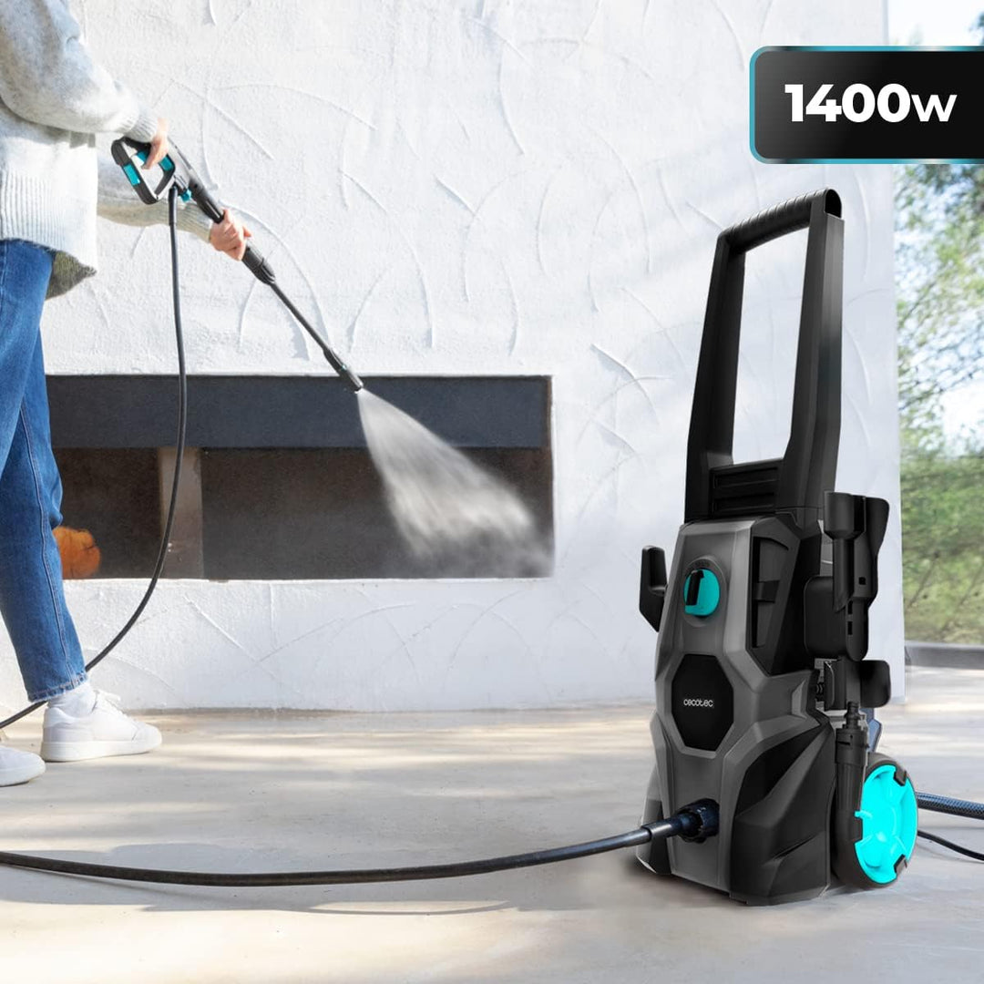 Cecotec Hochdruckreiniger HydroBoost 1400 EasyGo, 1400 W, Zuhause, Garten oder Auto, Durchfluss von