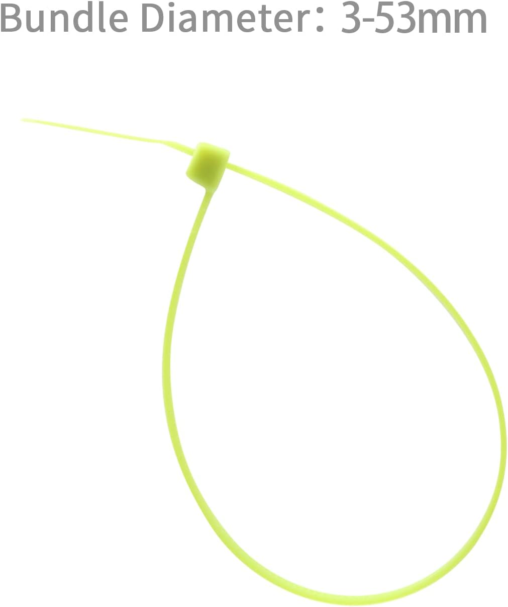 XINGO 1000 Stück Kabelbinder Apfelgrün, 200mm x 2,5mm, 8,1 kg Zugfestigkeit, kleine Grösse, UV Bestä