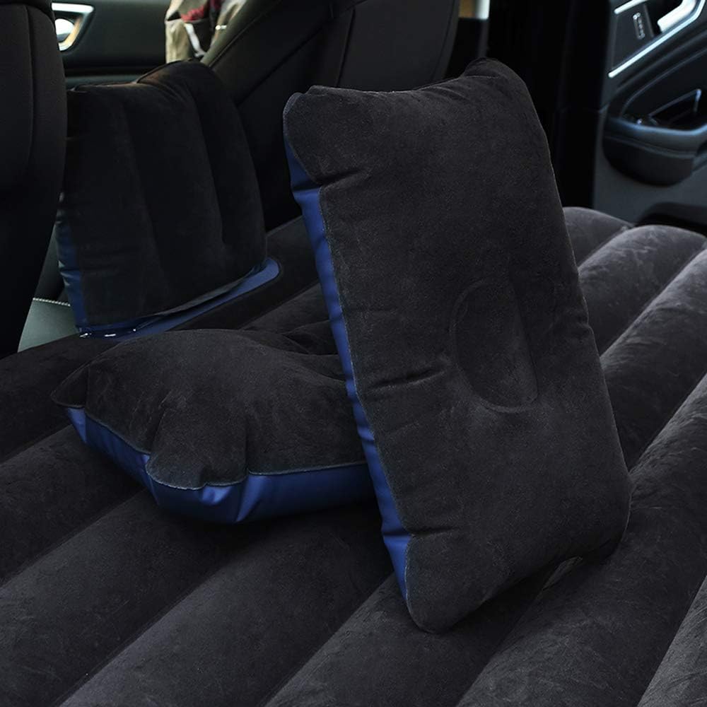 Auto Luftmatratze SUV Aufblasbare Matratze 138x85cm, Auto Matratze mit 2 Kissen, Beflocktes Luftbett