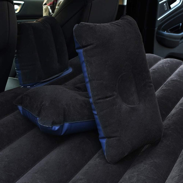 Auto Luftmatratze SUV Aufblasbare Matratze 138x85cm, Auto Matratze mit 2 Kissen, Beflocktes Luftbett