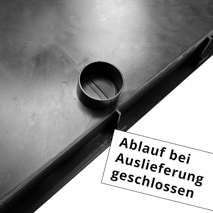 Schuhabstreifer 40 x 60 cm mit Bodenwanne + Gummigitter und Borsten Fussmatte