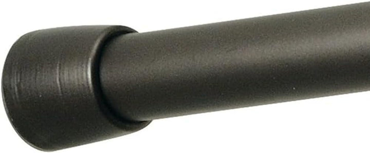 iDesign 78571 Duschvorhangstange (109-191 cm), mittellange Teleskopstange aus Metall, ausziehbare Du