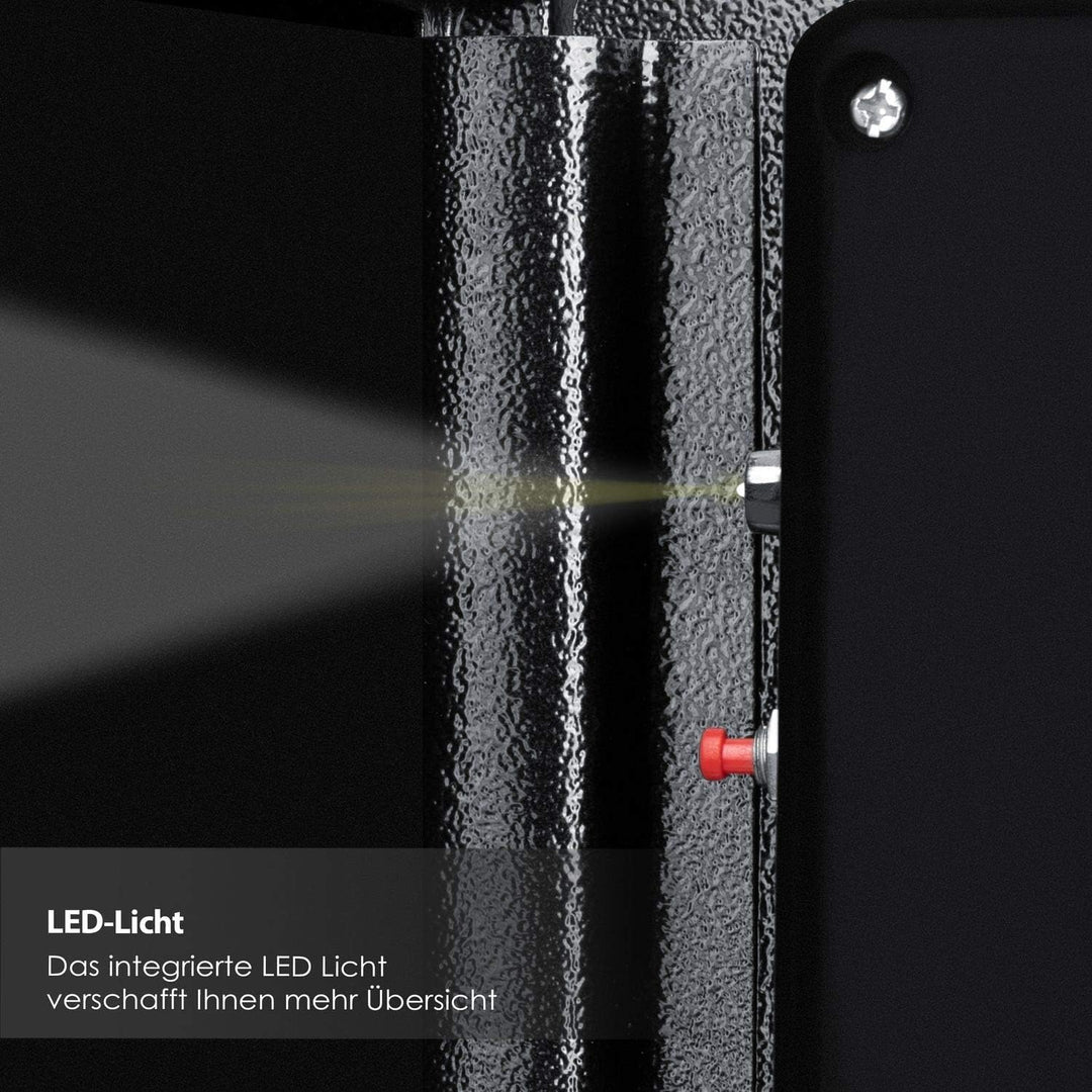 KESSER® Elektronischer Tresor | 31x20x20cm | Inkl. Batteriebox | Elektronischer Safe | 3x Doppelbolz