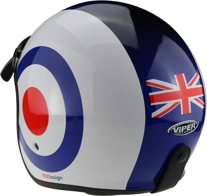 VPR Motorbike Helmet RSV06 Plus Open Face Jet Motorcycle Hwlmet Scooter Biker Rider Crash Sports Rac