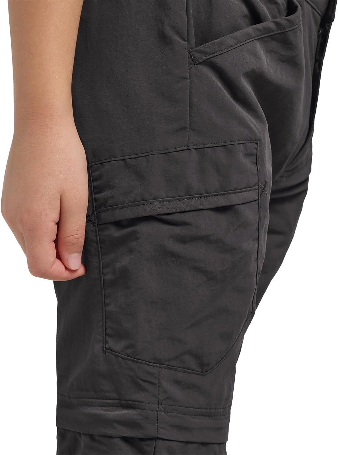 Jack Wolfskin Unisex Kinder Safari Zip Off Pants K Outdoorhose 92 Schwarz, 92 Schwarz