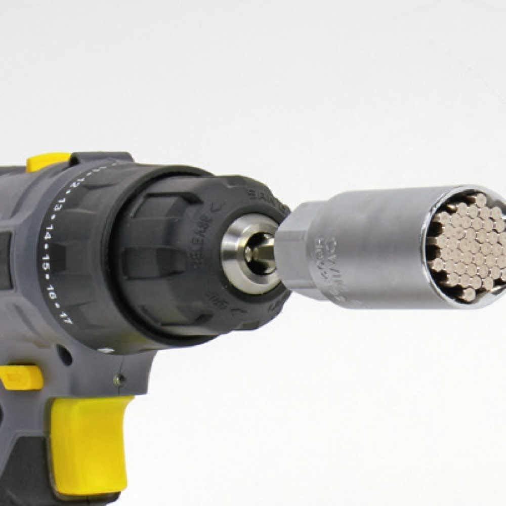 Multi Grabber – Universalschlüssel mit 8-21mm für Schrauben, Muttern & mehr – Inkl. Universalnuss, R