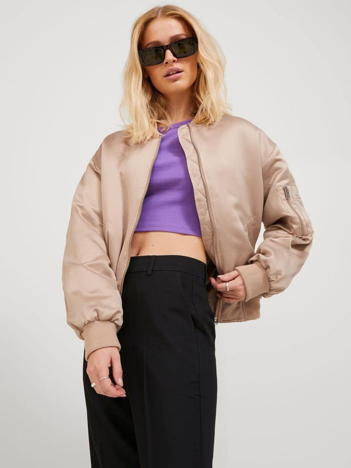 JJXX Damen Jxmadison Satin Bomber Jacket OTW Noos Bomberjacke