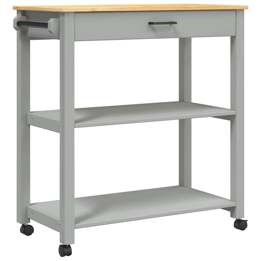 vidaXL Küchenwagen, Servierwagen mit viel Stauraum, Beistellwagen für Küche Wohnzimmer Badezimmer, T