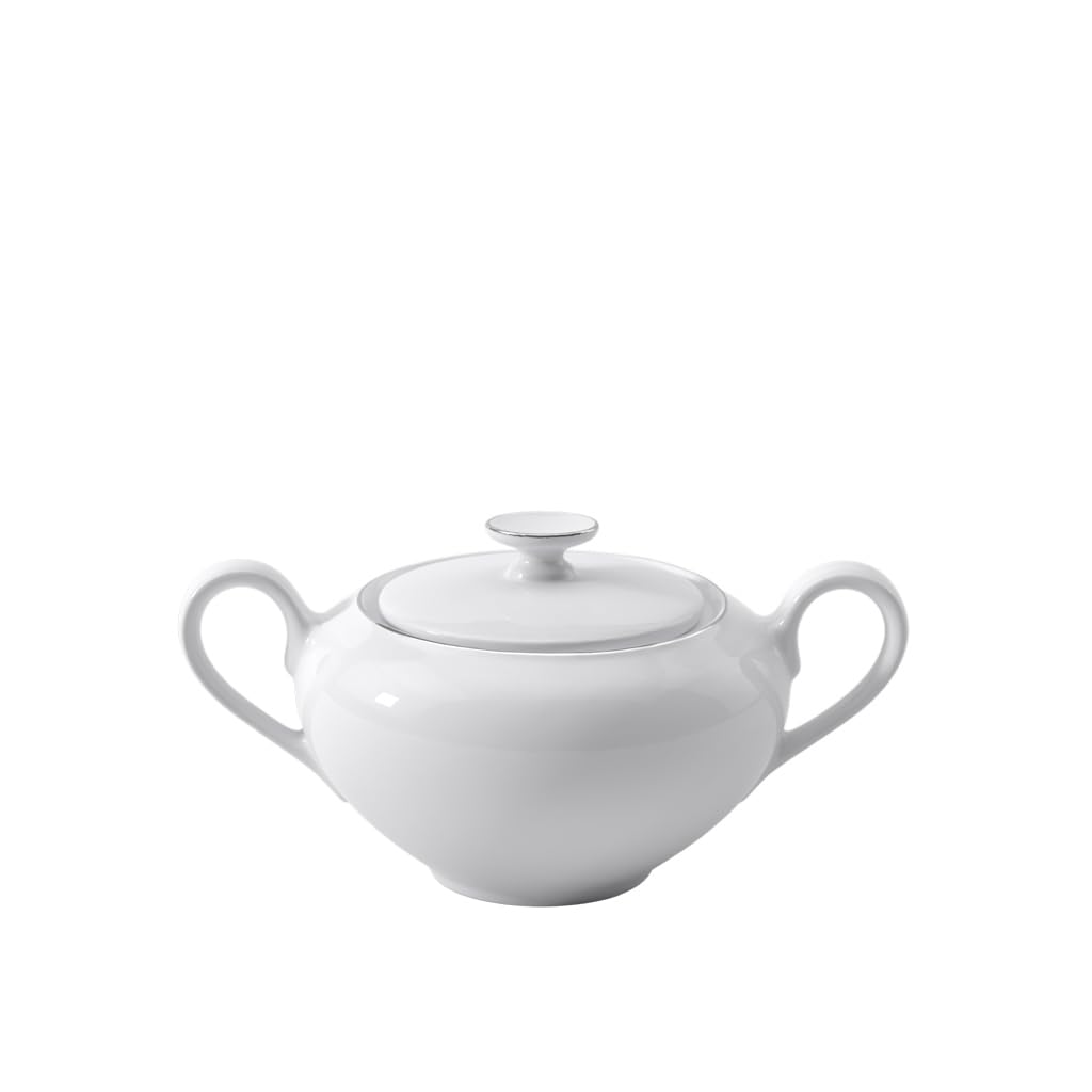 Villeroy & Boch 10-4636-0960 Anmut Platinum No. 1 Zucker-/Marmeladendose, Porzellan Klassisch, Klass
