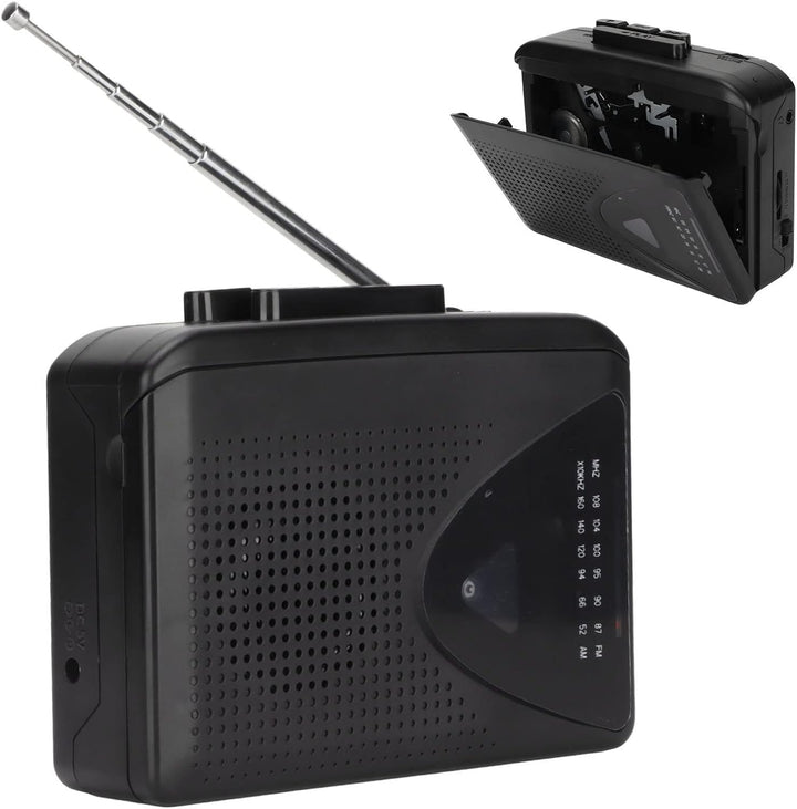 Vikye Tragbarer Kassettenspieler, AM-FM-Radio-Kassettenspieler Im Klassischen Stil, Eingebaute Lauts