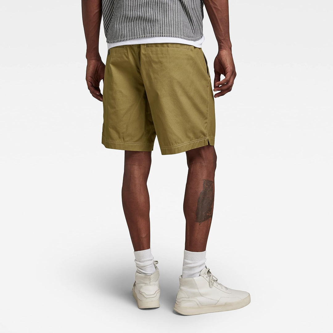 G-STAR RAW Herren Sport Trainer Shorts 24W Grün (Smoke Olive D21039-d384-b212), 24W Grün (Smoke Oliv