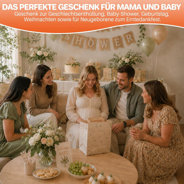 FUNYKICH Spielbogen Baby, Spieldecke Baby mit 6 Spielzeugen &amp; Kissen, Rutschfeste Baby Gym für Babys