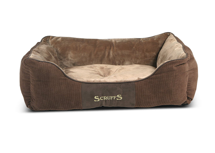 Scruffs 5060319931971 Chester Bed L Choco L 75 x 60 cm Braun, L 75 x 60 cm Braun