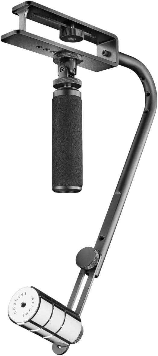 Walimex Pro Easy Balance Four Schwebestativ mit Gegengewicht für leichte Systemkamera, Camcorder und