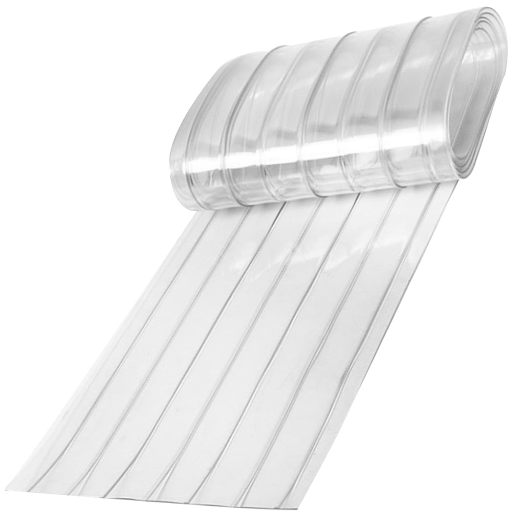 Wedhapy Türklappe für Hundehütte 200 x 18 cm transparent kältebeständig Ersatzklappen für Hundetüren