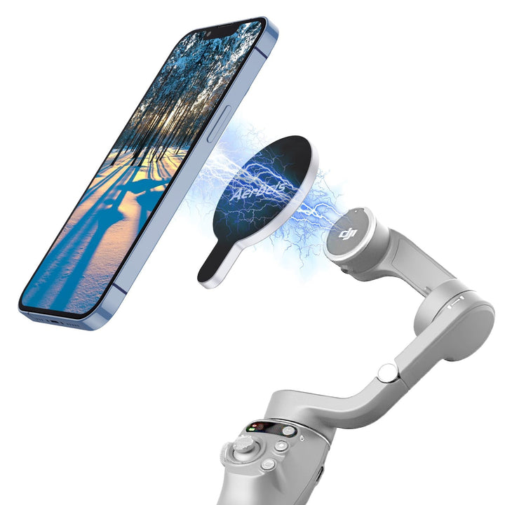 Aerbeis DJI Magnetische Ringklemmhalterung – für Magsafe DJI OM 6 / OM 5 / OM 4 / OM 4 SE Adapterhal