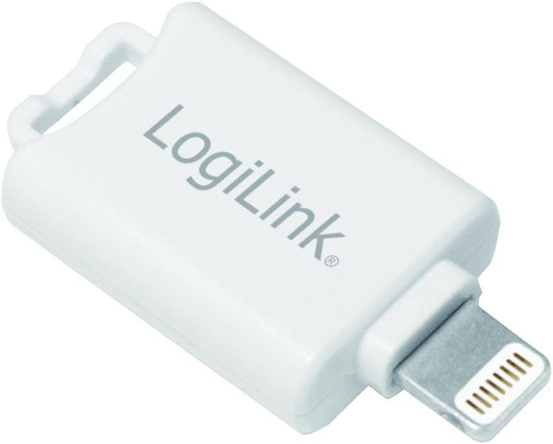 LogiLink AA0089 Card Reader für Micro SD für Geräte mit Lightning Anschluss - MFI zertifiziert (Made